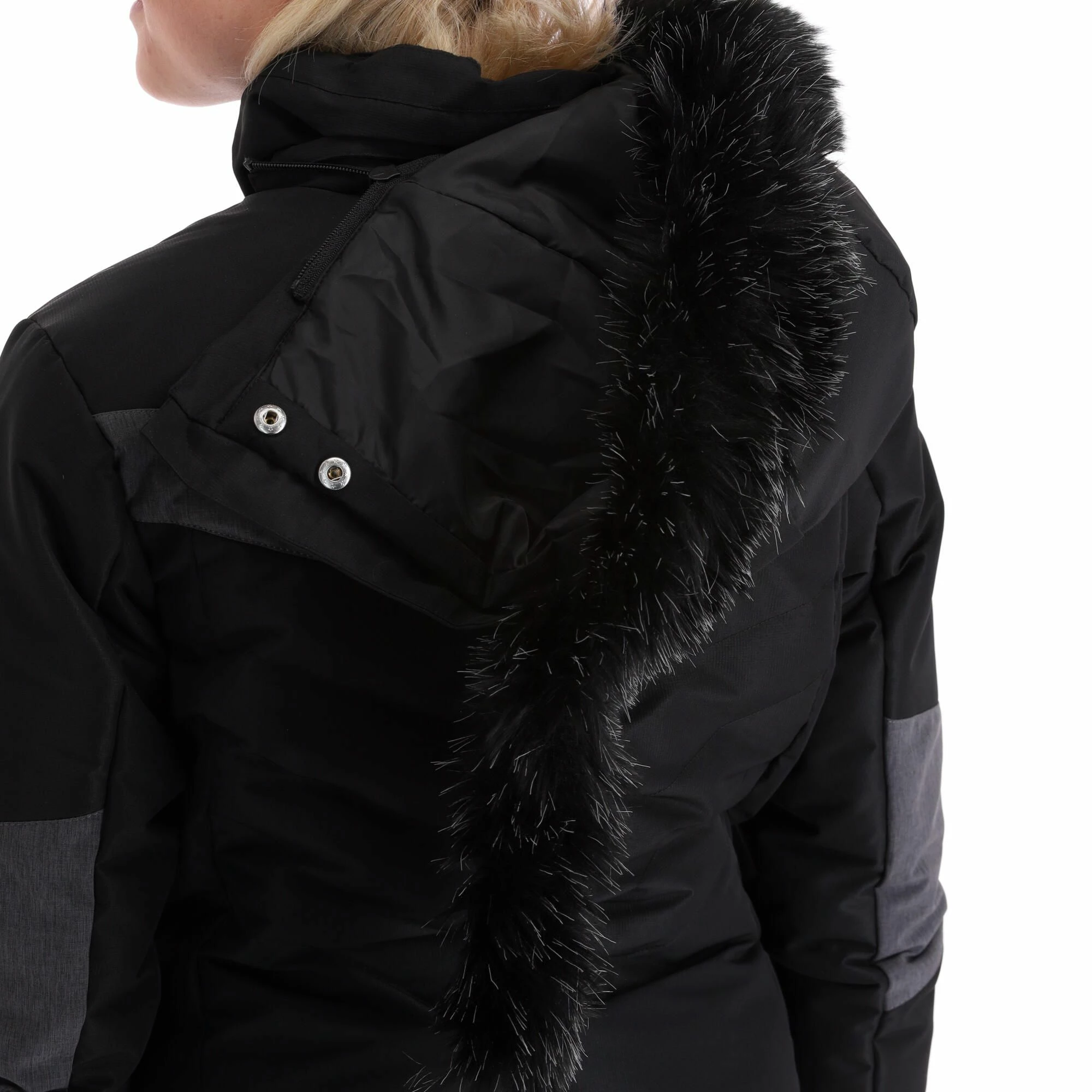 Kilpi, Alisia-W Ski-jas Dames Zwart 13 Kilpi, Alisia-W Ski-jas Dames Zwart - Afbeelding 11