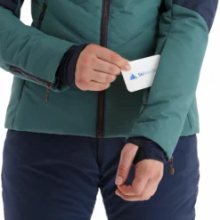 Kilpi, Alisia-W Ski-jas Grote Maten Dames Dark Groen -XUEFENG EXTREME OUTFIT kilpi alisia w aa jas gevoerd plus size dames dark groen 22kilpi126v1 BI 07