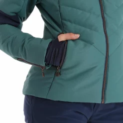 Kilpi, Alisia-W Ski-jas Grote Maten Dames Dark Groen -XUEFENG EXTREME OUTFIT kilpi alisia w aa jas gevoerd plus size dames dark groen 22kilpi126v1 BI 08