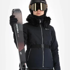 Kilpi, Carrie-W Ski-jas Dames Zwart 19 Kilpi, Carrie-W Ski-jas Dames Zwart -XUEFENG EXTREME OUTFIT kilpi carrie w aa jas gevoerd dames zwart 22kilpi107v1 BI 05