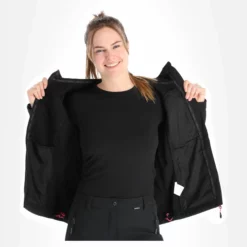 Kilpi, Elia Softshell Ski-jas Dames Zwart -XUEFENG EXTREME OUTFIT kilpi elia softshell jas dames zwart SAC27kils82a BI 05