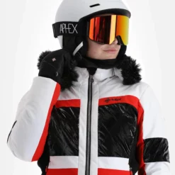 Kilpi, Elza-W Ski-jas Dames Rood -XUEFENG EXTREME OUTFIT kilpi elza w aa jas gevoerd dames rood 22kilpi104v2 BI 05