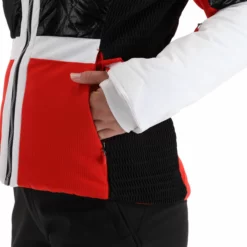 Kilpi, Elza-W Ski-jas Dames Rood -XUEFENG EXTREME OUTFIT kilpi elza w aa jas gevoerd dames rood 22kilpi104v2 BI 10