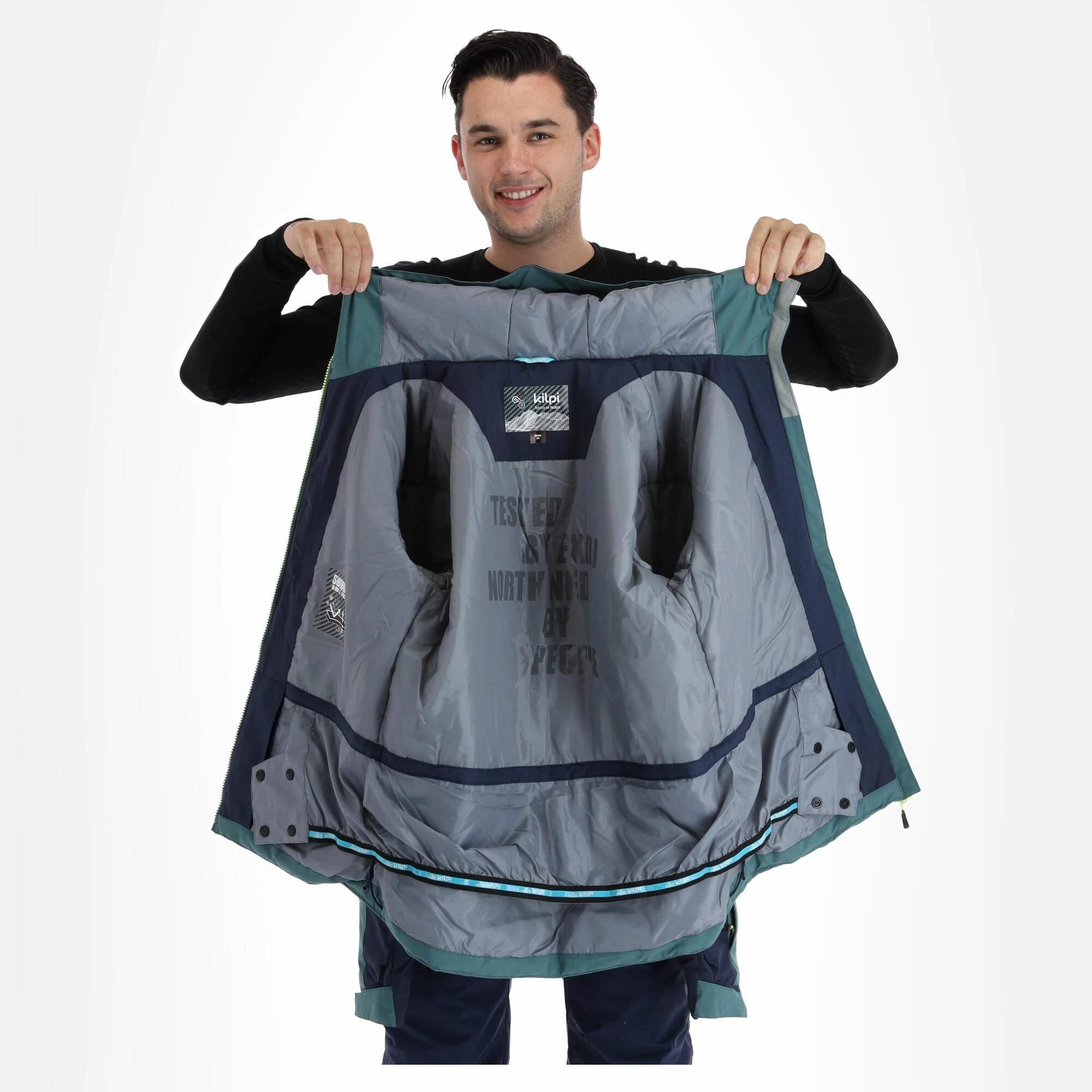 Kilpi, Flip-M Ski-jas Heren Dark Groen 7 Kilpi, Flip-M Ski-jas Heren Dark Groen - Afbeelding 5