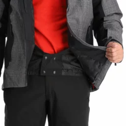 Kilpi, Flip-M Ski-jas Grote Maten Heren Dark Grijs -XUEFENG EXTREME OUTFIT kilpi flip m aa jas gevoerd plus size heren dark grijs 22kilpi160v3 BI 08