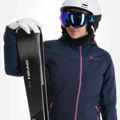 Kilpi, Flip-W Ski-jas Dames Dark Blauw 14 Kilpi, Flip-W Ski-jas Dames Dark Blauw -XUEFENG EXTREME OUTFIT kilpi flip w aa jas gevoerd dames dark blauw 22kilpi108v3 BI 05