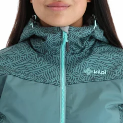 Kilpi, Flip-W Ski-jas Dames Dark Groen -XUEFENG EXTREME OUTFIT kilpi flip w aa jas gevoerd dames dark groen 22kilpi108v2 BI 09