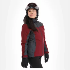 Kilpi, Flip-W Ski-jas Dames Dark Rood -XUEFENG EXTREME OUTFIT kilpi flip w aa jas gevoerd dames dark rood 22kilpi108v1 BI 04