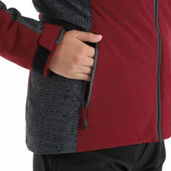 Kilpi, Flip-W Ski-jas Dames Dark Rood -XUEFENG EXTREME OUTFIT kilpi flip w aa jas gevoerd dames dark rood 22kilpi108v1 BI 11