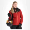 Kilpi, Flip-W Ski-jas Dames Dark Rood -XUEFENG EXTREME OUTFIT kilpi flip w aa jas gevoerd dames dark rood AA21kil123b BI 02