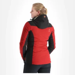 Kilpi, Flip-W Ski-jas Dames Dark Rood -XUEFENG EXTREME OUTFIT kilpi flip w aa jas gevoerd dames dark rood AA21kil123b BI 03