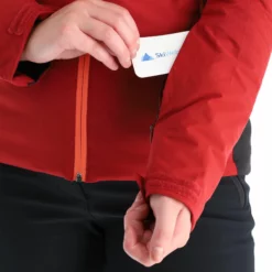 Kilpi, Flip-W Ski-jas Dames Dark Rood -XUEFENG EXTREME OUTFIT kilpi flip w aa jas gevoerd dames dark rood AA21kil123b BI 08