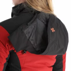 Kilpi, Flip-W Ski-jas Dames Dark Rood -XUEFENG EXTREME OUTFIT kilpi flip w aa jas gevoerd dames dark rood AA21kil123b BI 10