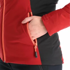Kilpi, Flip-W Ski-jas Dames Dark Rood -XUEFENG EXTREME OUTFIT kilpi flip w aa jas gevoerd dames dark rood AA21kil123b BI 11