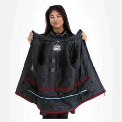 Kilpi, Flip-W Ski-jas Grote Maten Dames Dark Rood -XUEFENG EXTREME OUTFIT kilpi flip w aa jas gevoerd plus size dames dark rood 22kilpi127v1 BI 06