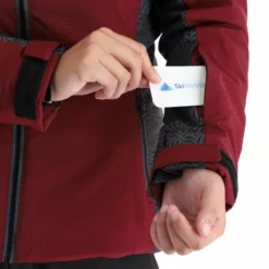 Kilpi, Flip-W Ski-jas Grote Maten Dames Dark Rood -XUEFENG EXTREME OUTFIT kilpi flip w aa jas gevoerd plus size dames dark rood 22kilpi127v1 BI 08