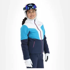 Kilpi, Florance-W Ski-jas Dames Dark Blauw -XUEFENG EXTREME OUTFIT kilpi florance w aa jas gevoerd dames dark blauw 22kilpi102v2 BI 04