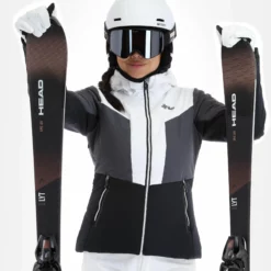 Kilpi, Florance-W Ski-jas Dames Zwart -XUEFENG EXTREME OUTFIT kilpi florance w aa jas gevoerd dames zwart 22kilpi102v1 BI 05