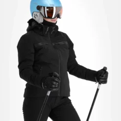 Kilpi, Hattori-W Ski-jas Dames Zwart -XUEFENG EXTREME OUTFIT kilpi hattori w aa jas gevoerd dames zwart 22kilpi101v2 BI 05