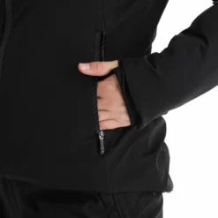 Kilpi, Hattori-W Ski-jas Dames Zwart -XUEFENG EXTREME OUTFIT kilpi hattori w aa jas gevoerd dames zwart 22kilpi101v2 BI 13