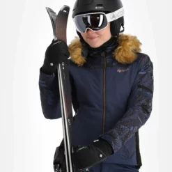 Kilpi, Lena-W Ski-jas Verwarmd Model Dames Dark Blauw -XUEFENG EXTREME OUTFIT kilpi lena w aa jas gevoerd dames dark blauw 22kilpi103v2 BI 06
