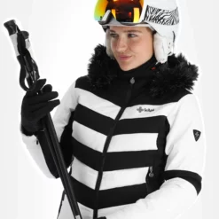 Kilpi, Massima-W Ski-jas Dames Wit -XUEFENG EXTREME OUTFIT kilpi massima w aa jas gevoerd dames wit 22kilpi105v1 BI 05