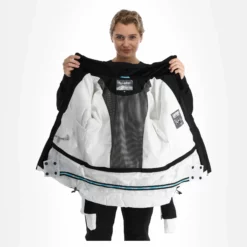 Kilpi, Massima-W Ski-jas Dames Wit -XUEFENG EXTREME OUTFIT kilpi massima w aa jas gevoerd dames wit 22kilpi105v1 BI 06