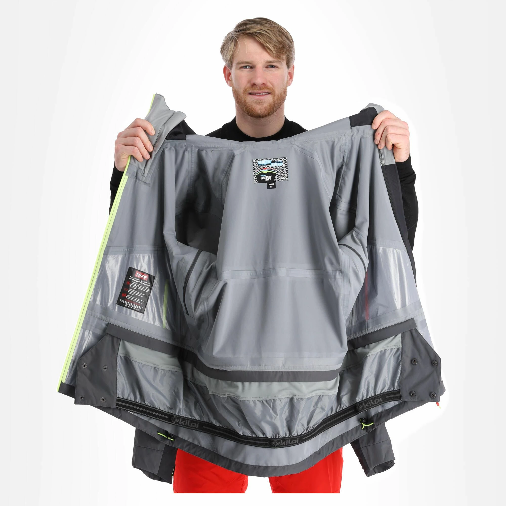 Kilpi, Metrix-M Hardshell Ski-jas Heren Zwart 7 Kilpi, Metrix-M Hardshell Ski-jas Heren Zwart - Afbeelding 5