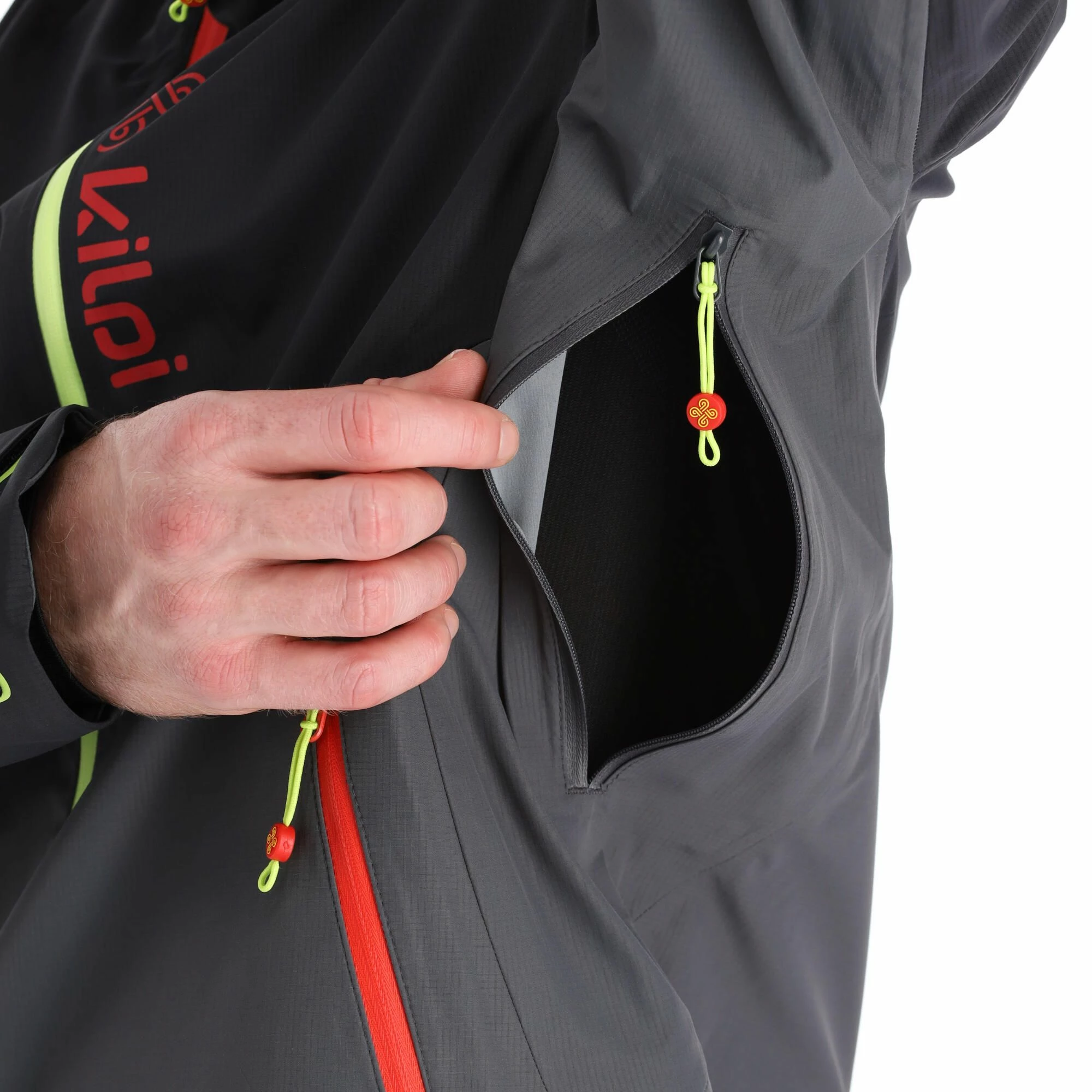 Kilpi, Metrix-M Hardshell Ski-jas Heren Zwart 13 Kilpi, Metrix-M Hardshell Ski-jas Heren Zwart - Afbeelding 11