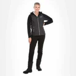 Kilpi, Mila-W Softshell Ski-jas Dames Dark Grijs