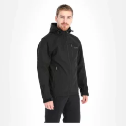 Kilpi, Milo-M Softshell Ski-jas Heren Zwart -XUEFENG EXTREME OUTFIT kilpi milo m ac softshell jas heren zwart AC10kil050d BI 04