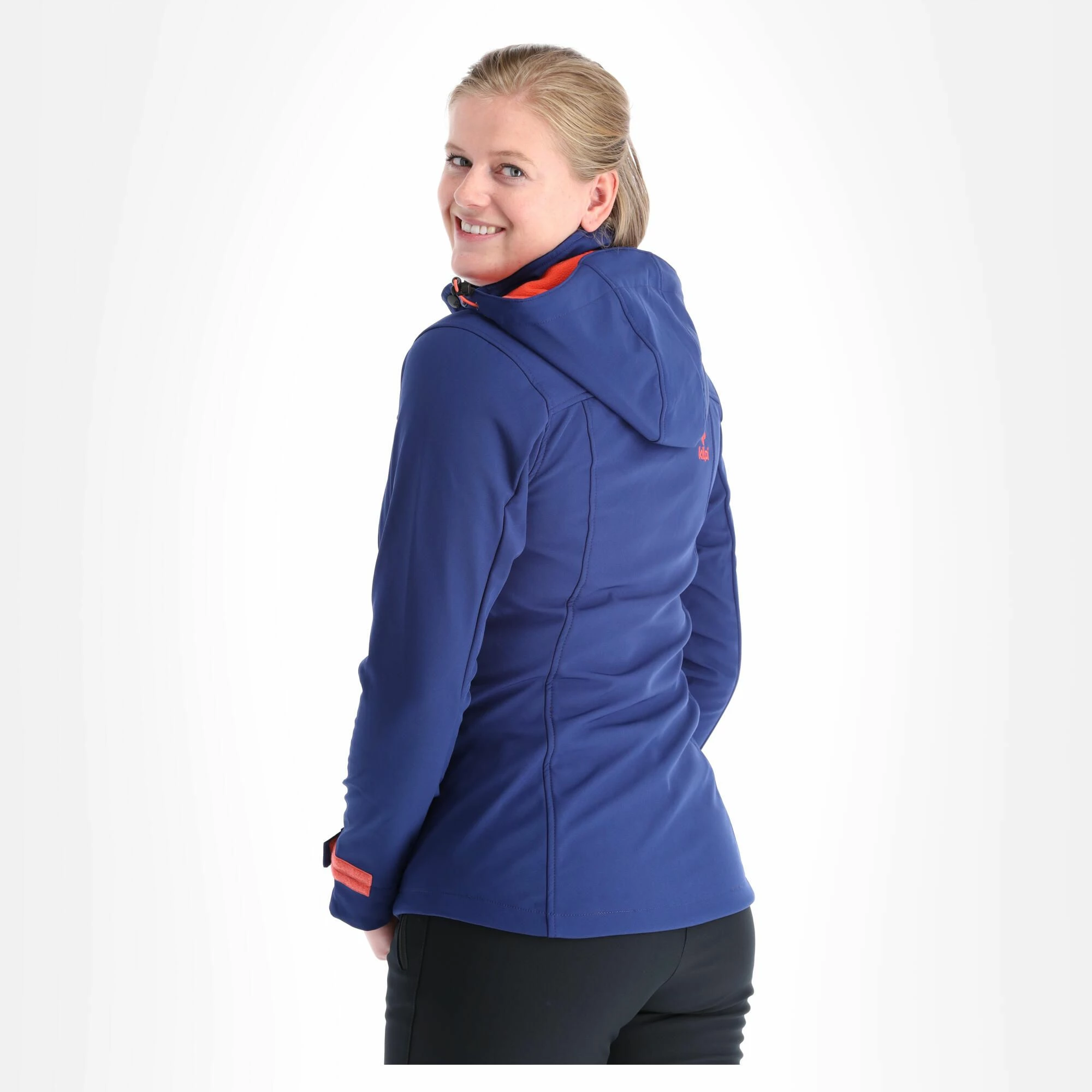Kilpi, Ravia-W Softshell Ski-jas Dames Dark Blauw 4 Kilpi, Ravia-W Softshell Ski-jas Dames Dark Blauw - Afbeelding 2