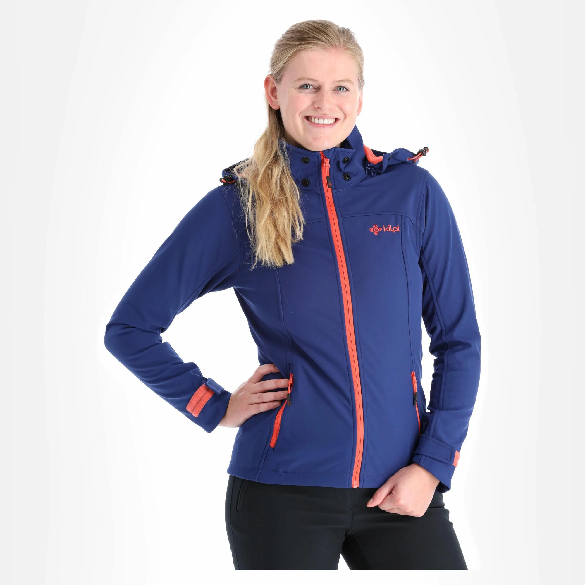 Kilpi, Ravia-W Softshell Ski-jas Dames Dark Blauw 5 Kilpi, Ravia-W Softshell Ski-jas Dames Dark Blauw - Afbeelding 3