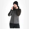 Kilpi, Ravia-W Softshell Ski-jas Dames Dark Grijs -XUEFENG EXTREME OUTFIT kilpi ravia w ac softshell jas dames dark grijs AC21kil124c BI 02