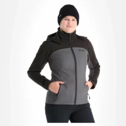 Kilpi, Ravia-W Softshell Ski-jas Dames Dark Grijs -XUEFENG EXTREME OUTFIT kilpi ravia w ac softshell jas dames dark grijs AC21kil124c BI 04