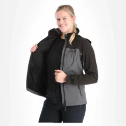 Kilpi, Ravia-W Softshell Ski-jas Dames Dark Grijs -XUEFENG EXTREME OUTFIT kilpi ravia w ac softshell jas dames dark grijs AC21kil124c BI 05