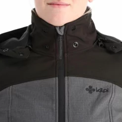 Kilpi, Ravia-W Softshell Ski-jas Dames Dark Grijs -XUEFENG EXTREME OUTFIT kilpi ravia w ac softshell jas dames dark grijs AC21kil124c BI 06