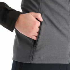 Kilpi, Ravia-W Softshell Ski-jas Dames Dark Grijs -XUEFENG EXTREME OUTFIT kilpi ravia w ac softshell jas dames dark grijs AC21kil124c BI 07