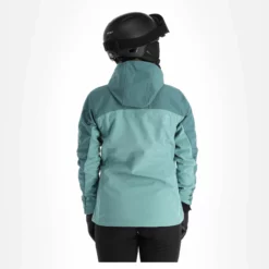 Kilpi, Ravia-W Softshell Ski-jas Dames Dark Groen -XUEFENG EXTREME OUTFIT kilpi ravia w ac softshell jas dames dark groen 22kilpi109v5 BI 03