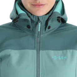 Kilpi, Ravia-W Softshell Ski-jas Dames Dark Groen -XUEFENG EXTREME OUTFIT kilpi ravia w ac softshell jas dames dark groen 22kilpi109v5 BI 07