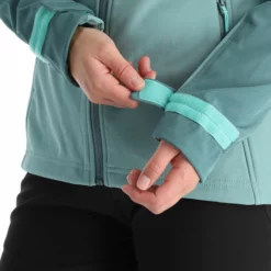 Kilpi, Ravia-W Softshell Ski-jas Dames Dark Groen -XUEFENG EXTREME OUTFIT kilpi ravia w ac softshell jas dames dark groen 22kilpi109v5 BI 09