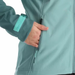 Kilpi, Ravia-W Softshell Ski-jas Dames Dark Groen -XUEFENG EXTREME OUTFIT kilpi ravia w ac softshell jas dames dark groen 22kilpi109v5 BI 10