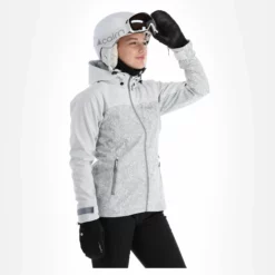 Kilpi, Ravia-W Softshell Ski-jas Dames Wit -XUEFENG EXTREME OUTFIT kilpi ravia w ac softshell jas dames wit 22kilpi109v2 BI 04