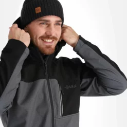 Kilpi, Ravio-M Softshell Ski-jas Heren Dark Grijs -XUEFENG EXTREME OUTFIT kilpi ravio m ac softshell jas heren dark grijs 22kilpi143v3 BI 06