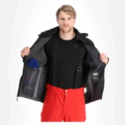 Kilpi, Ravio-M Softshell Ski-jas Heren Dark Grijs -XUEFENG EXTREME OUTFIT kilpi ravio m ac softshell jas heren dark grijs AC11kil108c BI 05