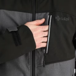 Kilpi, Ravio-M Softshell Ski-jas Heren Dark Grijs -XUEFENG EXTREME OUTFIT kilpi ravio m ac softshell jas heren dark grijs AC11kil108c BI 10