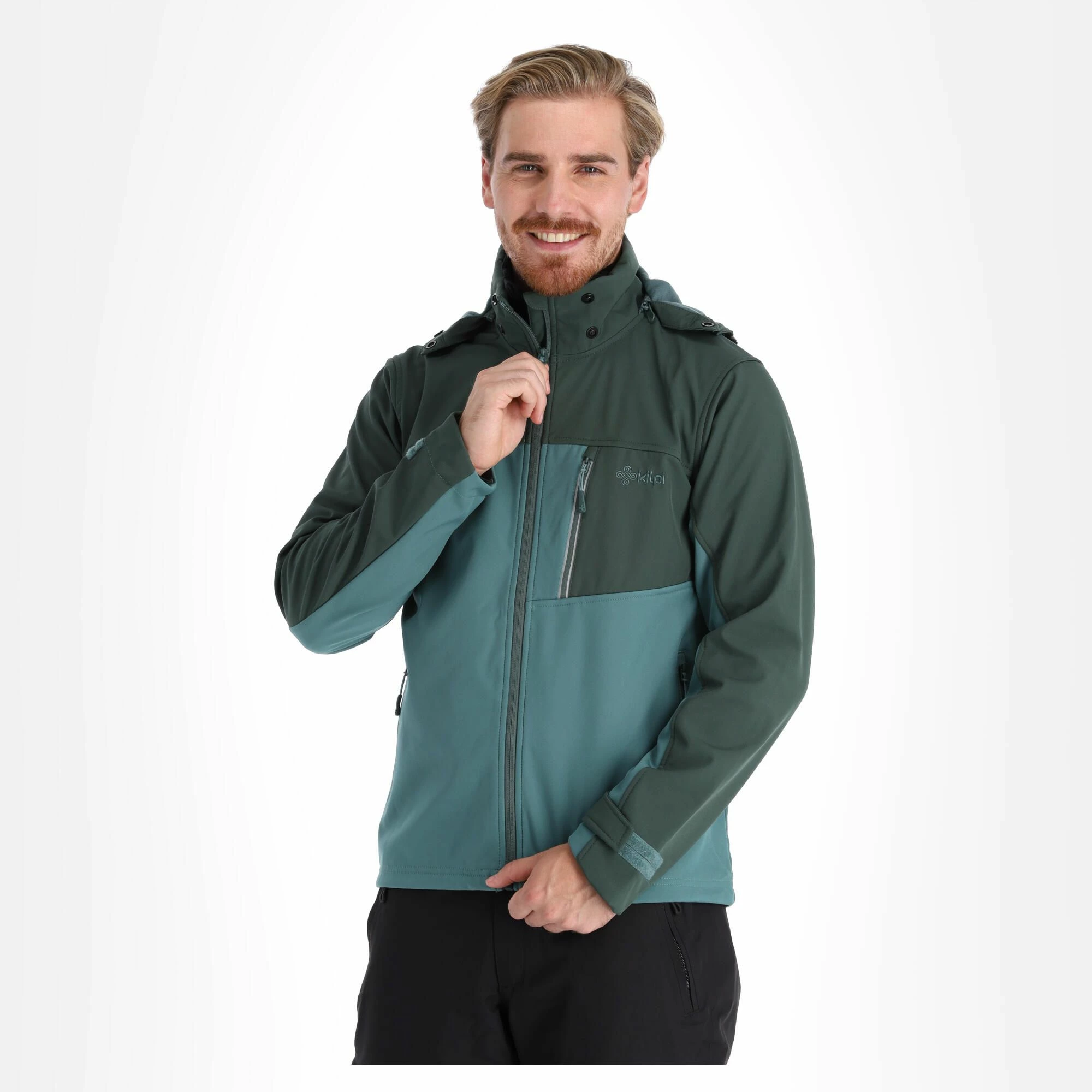 Kilpi, Ravio-M Softshell Ski-jas Heren Dark Groen 3 Kilpi, Ravio-M Softshell Ski-jas Heren Dark Groen