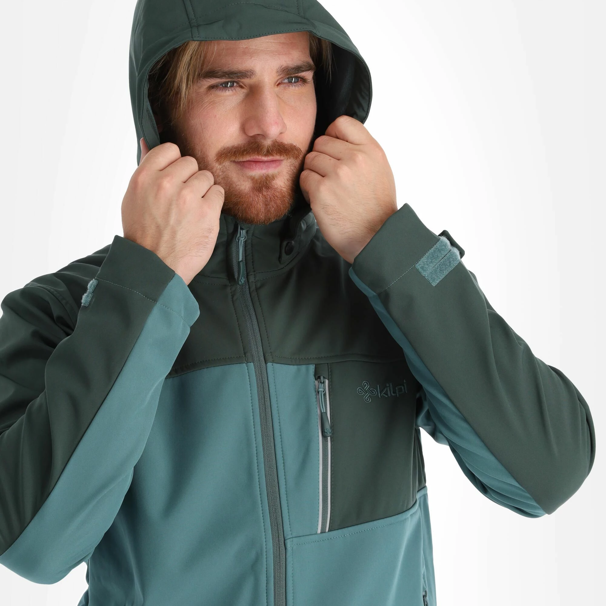 Kilpi, Ravio-M Softshell Ski-jas Heren Dark Groen 7 Kilpi, Ravio-M Softshell Ski-jas Heren Dark Groen - Afbeelding 5