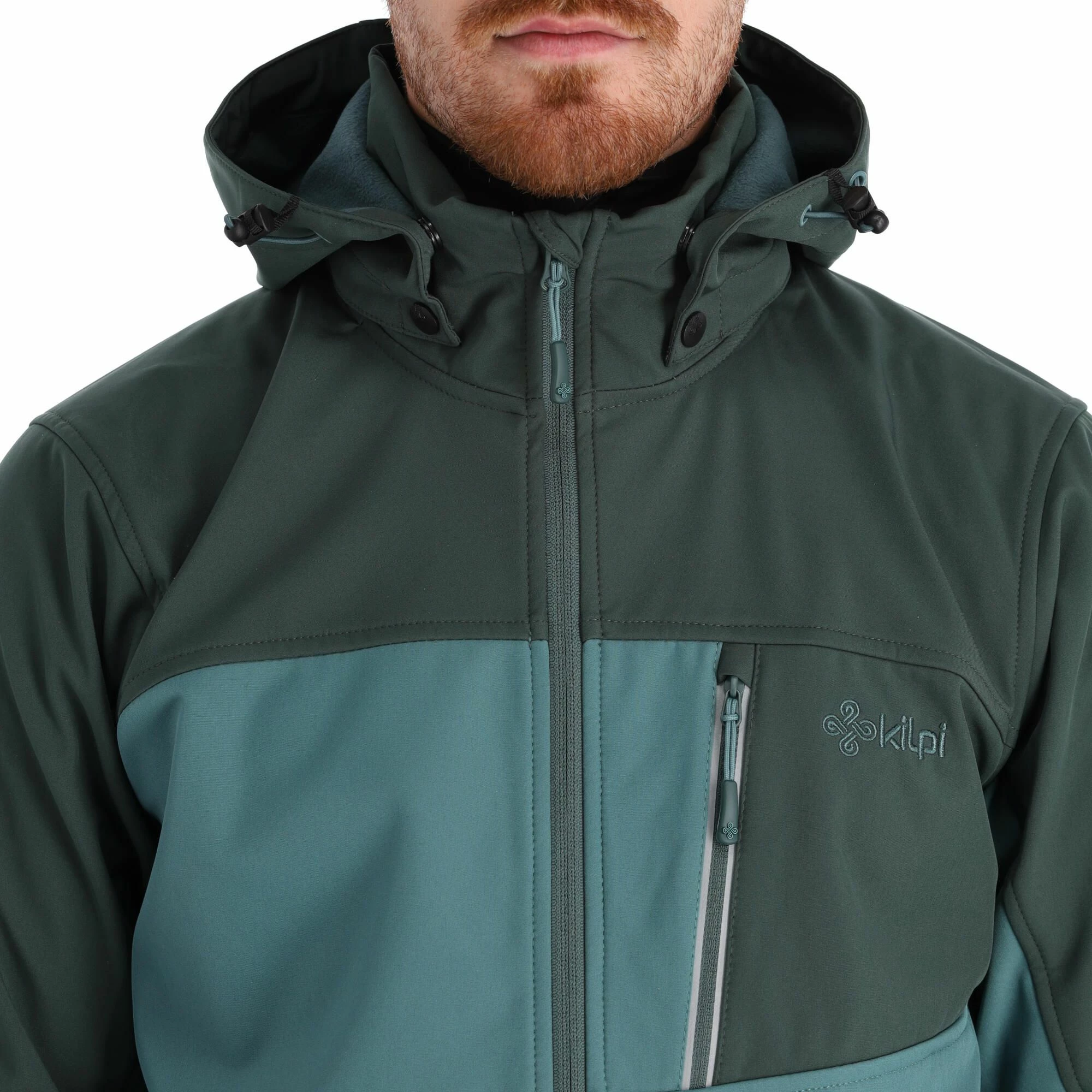 Kilpi, Ravio-M Softshell Ski-jas Heren Dark Groen 8 Kilpi, Ravio-M Softshell Ski-jas Heren Dark Groen - Afbeelding 6