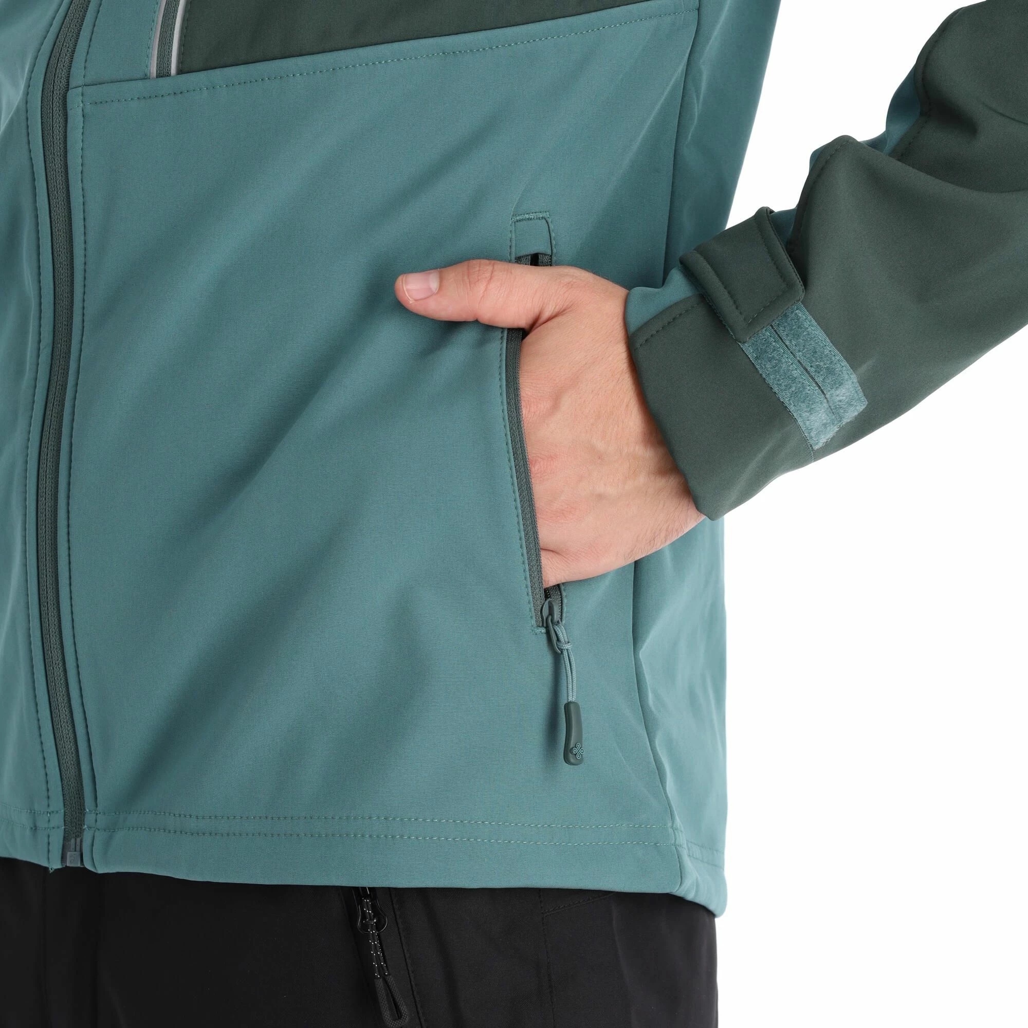 Kilpi, Ravio-M Softshell Ski-jas Heren Dark Groen 11 Kilpi, Ravio-M Softshell Ski-jas Heren Dark Groen - Afbeelding 9